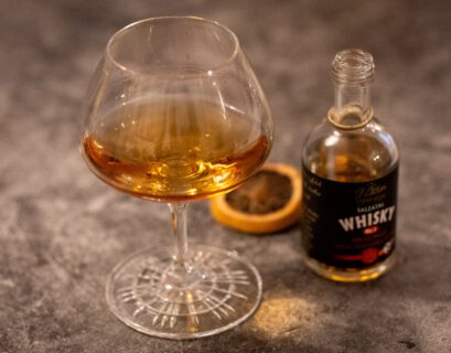 Salzatal Whisky im Glas