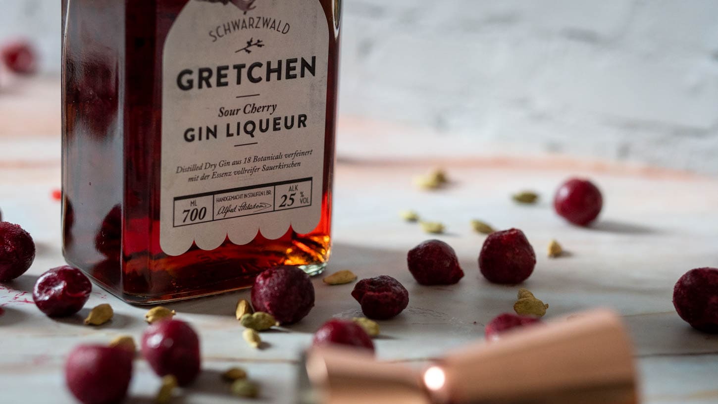 Gretchen Sour Cherry Gin Liqueur front