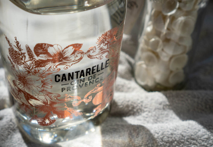 Cantarelle GIn de Provence Etikett