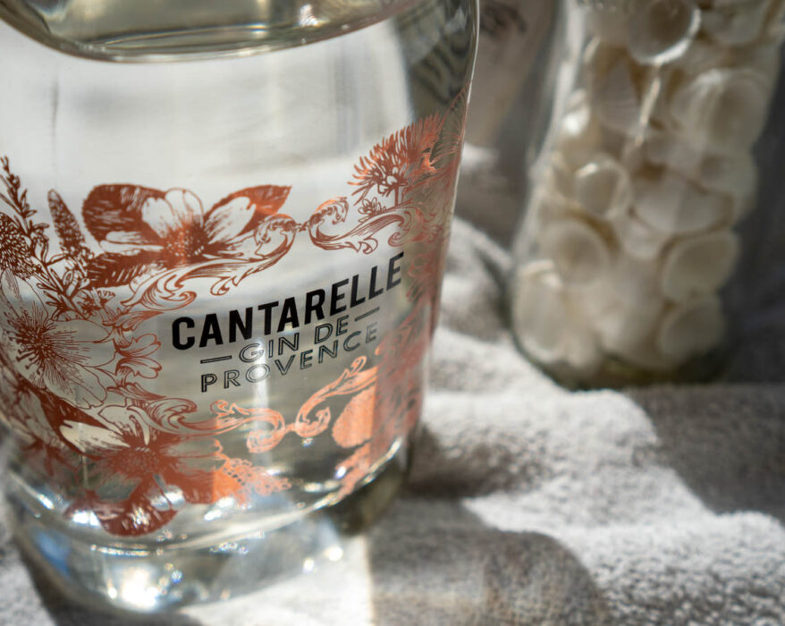 Cantarelle GIn de Provence Etikett