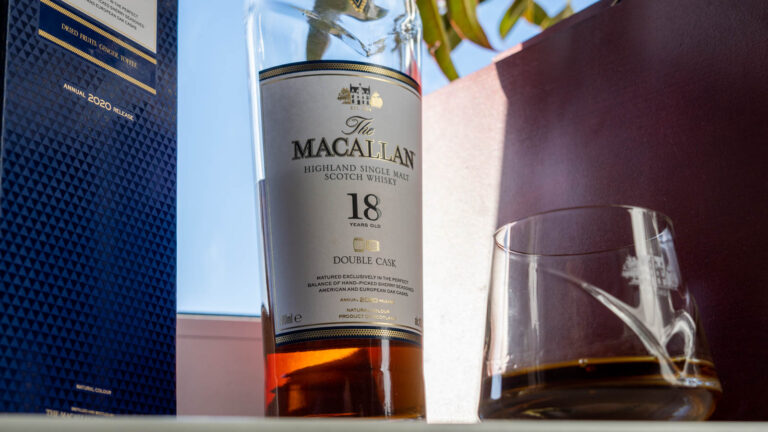 Macallan 18 Flasche Etikett