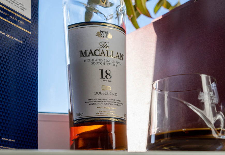 Macallan 18 Flasche Etikett