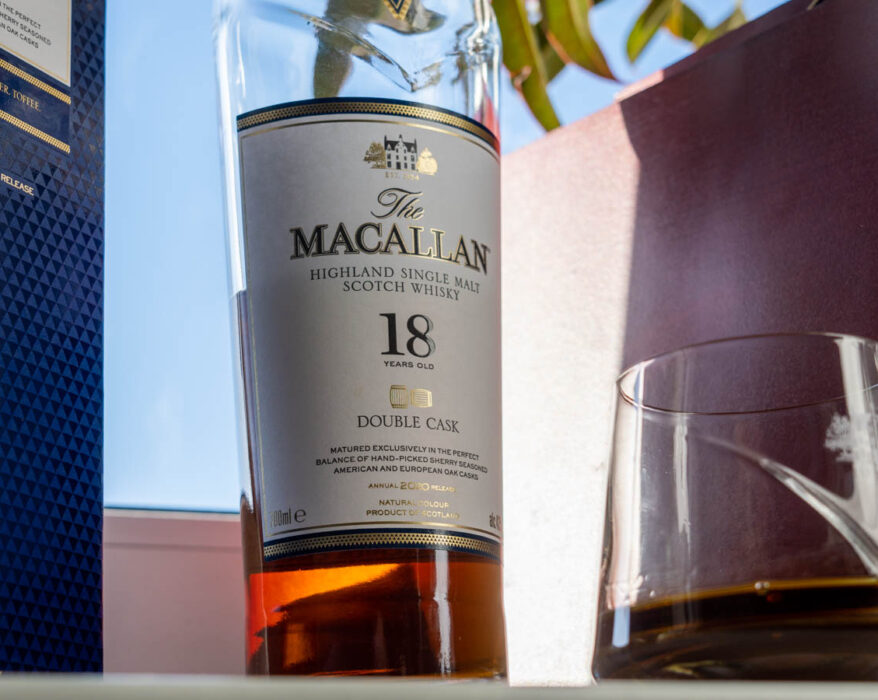 Macallan 18 Flasche Etikett