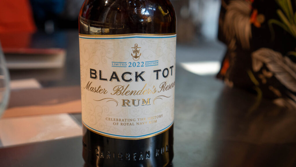 Black Tot 2022 Rum Etikett frontal