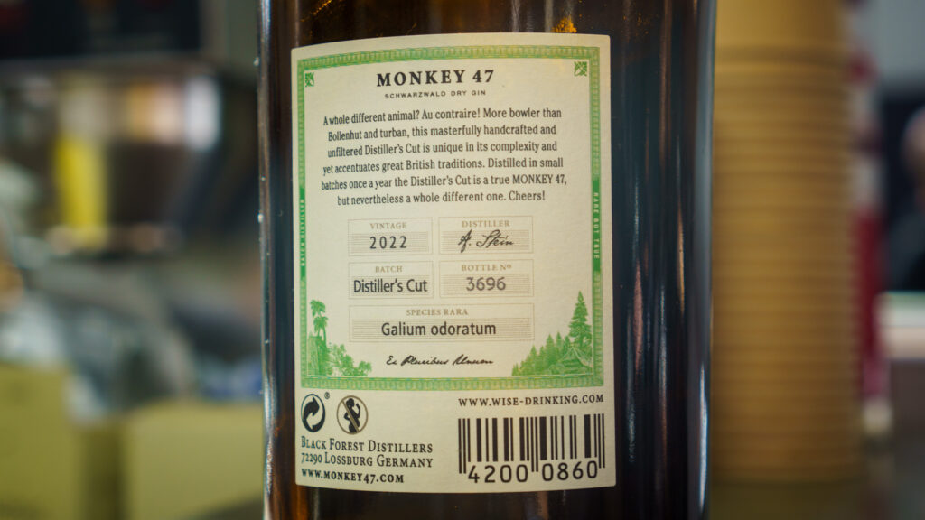 Monkey 47 Distillers Cut Waldmeister
