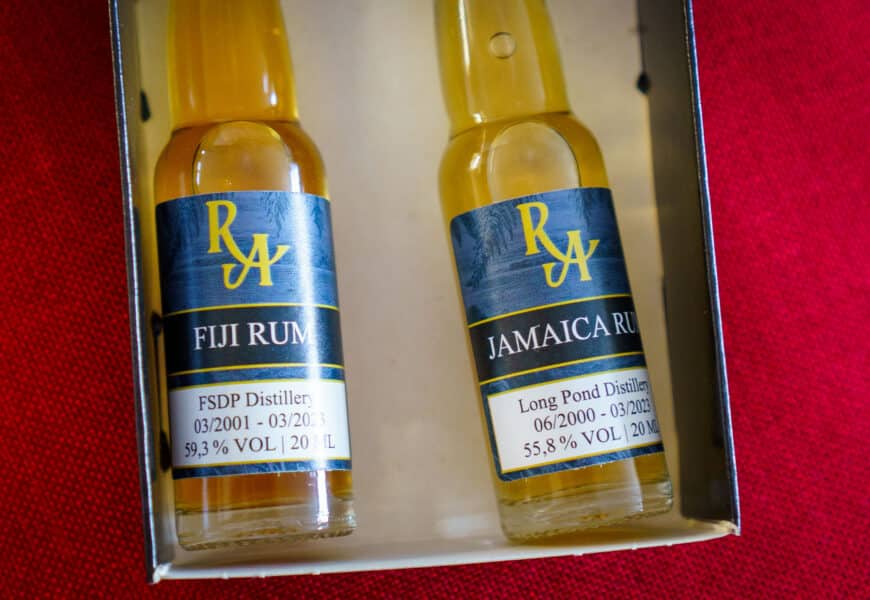 Rum Artesanal Fiji und Long Pond, beide 2023