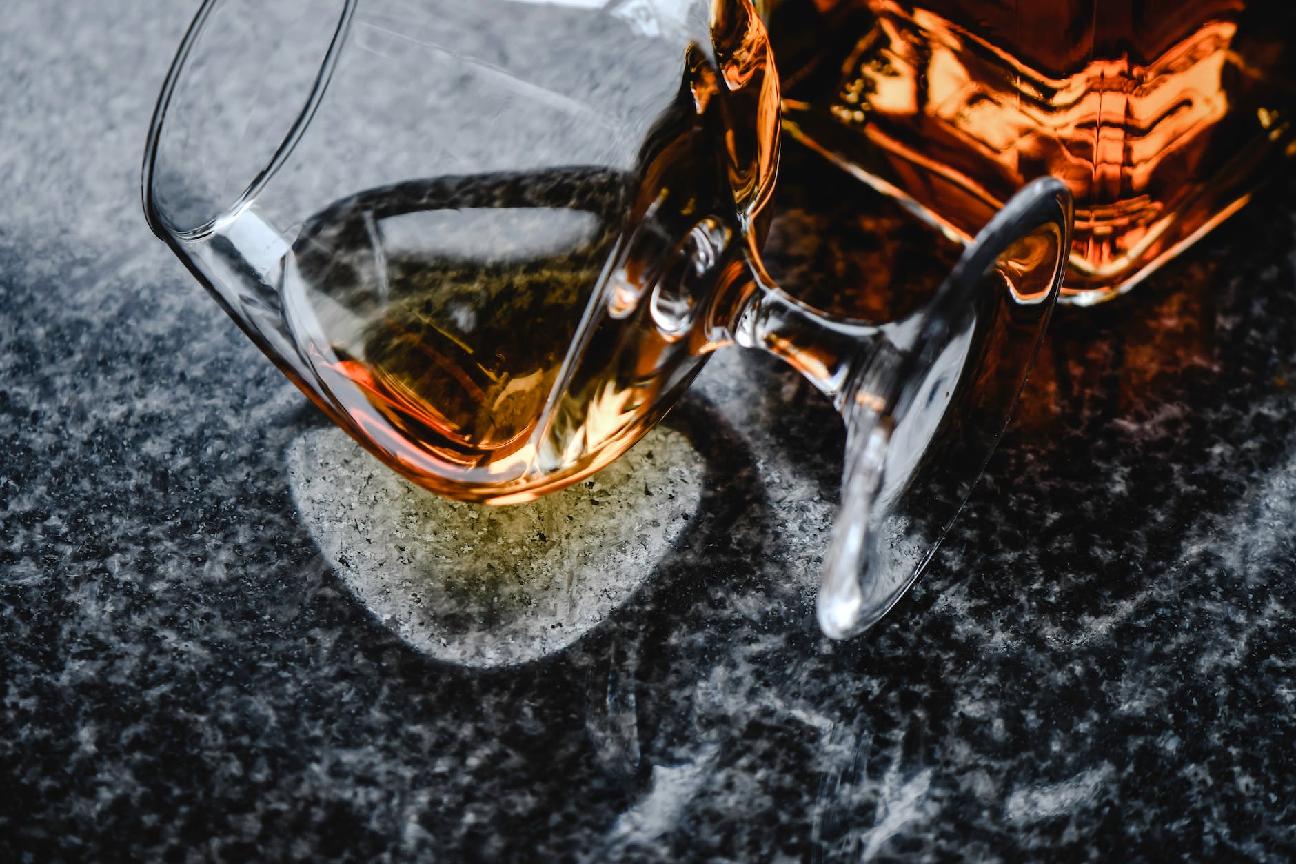 close up shot of a bottle of alcoholic beverage