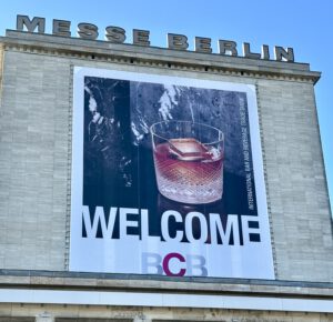 Blick auf die Messe Berlin, Veranstaltungsort des Bar Convent Berlin