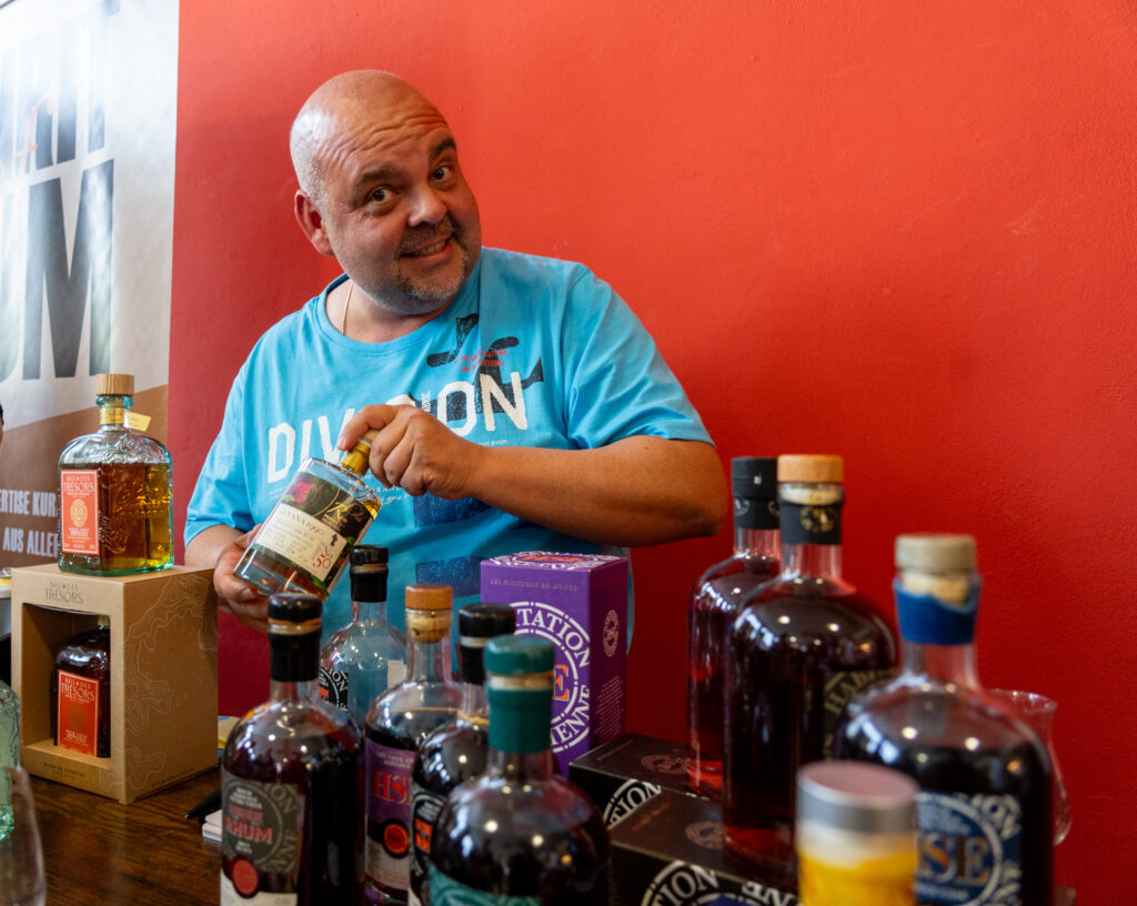 Adam Witte am Stand von Spirit of Rum