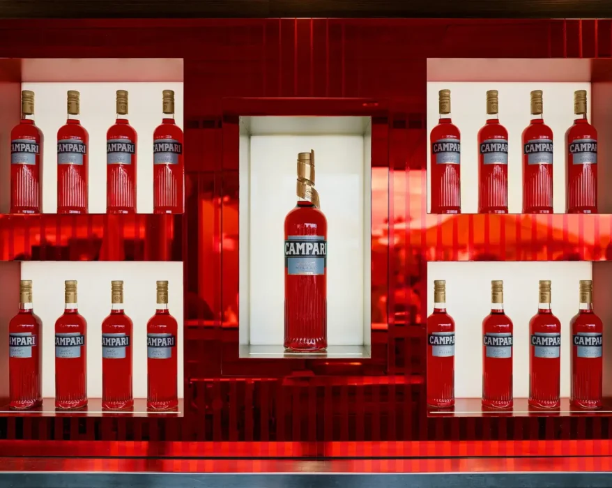 Campari-Flaschen